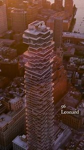 56 Leonard Street, also known as the Jenga Building, is a 250 meters-tall, 57-story skyscraper in Manhattan, New York designed by the Swiss architecture firm Herzog & de Meuron, which describes the building as "houses stacked in the sky.” Video: @thedronalist #skyscraper #highrise #skyscrapers #newyork #newyorkcity #herzoganddemeuron #architectural #architect #architecture #architecturelovers | ParametricArchitecture