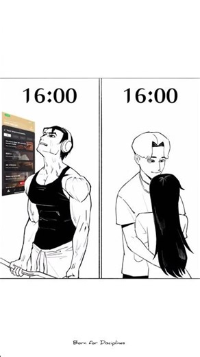 Same Time ⏰ Different Life 😳 Discipline vs Bad Habits | Reality Check #shorts#ytshorts#gymmotivation