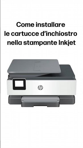 Come installare le cartucce d’inchiostro nella stampante Inkjet | Stampanti Inkjet | HP Support
