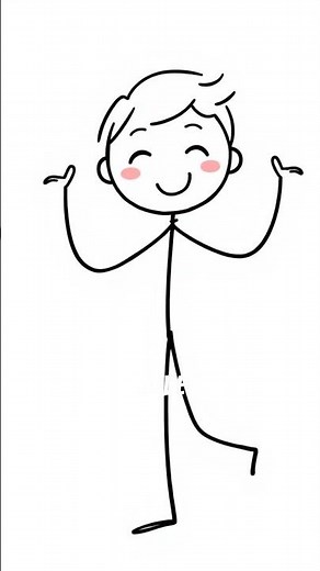 How to draw dancing figure