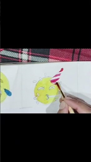 Party Time Emoji 🥳 | Fun & Celebration Drawing #painting #art