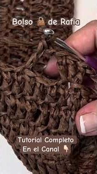 "RAFFIA BAG with OVAL BASE 👜 | Crochet Granny Square | Step-by-Step Tutorial