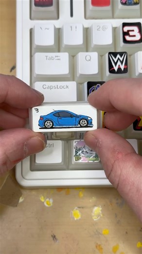 I made the Shift key into THIS! 🏎️ 🖌️