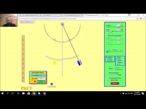 Matematicko klatno Phet simulacija
