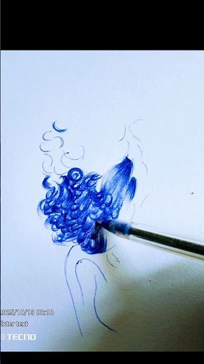 Tips on how to draw hyper realistic hair # tutorial # drawing