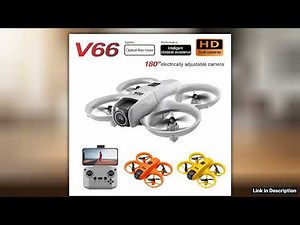 V66 Mini Drone With Camera 4K HD WiFi FPV Drone Obstacle avoidance Pocket Remote Control Helicopter