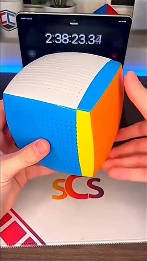 Captain cuber solved 15x15 Rubiks cube but #shorts #15x15cube #15x15challenge#new #rubikscube #good
