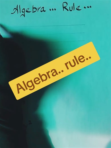 Algebra Rule – Understanding the Sign of x in Multiplication #AlgebraRules #MathLearning #StudyTips #AlgebraBasics #MathEducation