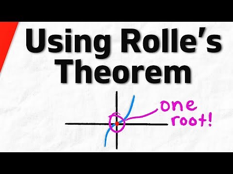 Using Rolle's Theorem to Prove Cubic has Exactly One Root | Calculus 1 Exercises