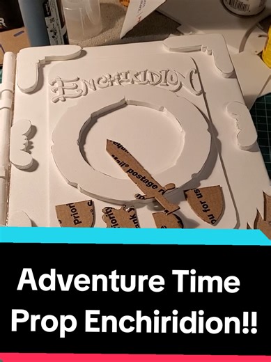 Part 1 of building the Hero's Enchiridion from Adventure Time! I used to build these all the time for the shop but after a long break of not making stuff I wanna make a really really good one for the start of 2026!! #adventuretime #finnthehuman #jakethedog #cartoonnetwork #cosplay