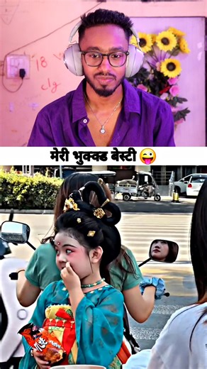 Little Girl’s Chips Gone! 😅🍟 .........👁️.................. Thanks for watching #MrIlluma #CuteMoment #FunnyScene little girl eating chips, playful moment on scooter, unexpected funny ending | Mr Illuma
