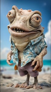 Weird ugly frog maybe cute 🙃 wanna see you #frog #funnyfrog #happyfrog #beachvibes #beach | A-i