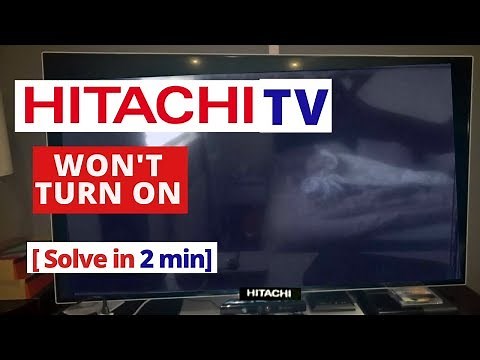 How to Fix Hitachi Smart TV Won't Turn On || Quick Solve in 2 minutes