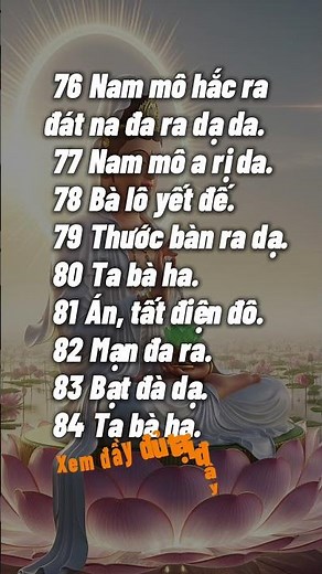 Học Chú đại bi - phần 10 #bồtátquánthếâm #chúđạibi #quanthếâmbồtát