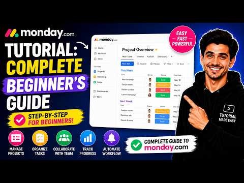 Monday.com Tutorial: Complete Beginner’s Guide | How to Use Monday.com