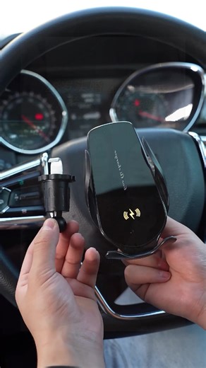 It’s time to upgrade your car phone stand! Multifunctional wireless charging car phone holder infrared sensor auto clip-on 360 degree rotating any angle selected led light #newyearnewme #phonemountforcar #tiktokshopholidayhaul #caraccessories #carphonemount