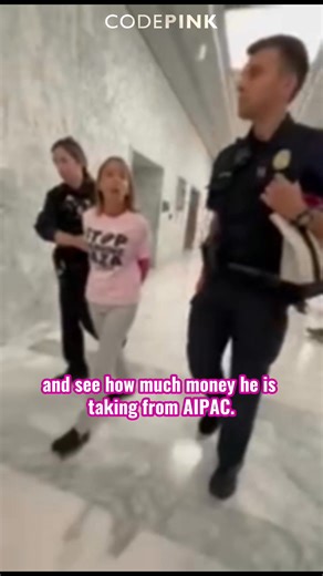 Medea was ARRESTED for asking Rep. Darrell Issa a simple question: what does he think about Israel bombing Qatar? Instead of investigating Israel for bombing Qatar, Yemen, Palestine, Lebanon, Tunisia, Syria, and more, Congress shields Israel and silences peace activists. Call Rep. Issa’s office and demand he drop the the charges against Medea and start holding Israel accountable. (202) 225-5672 | Medea Benjamin