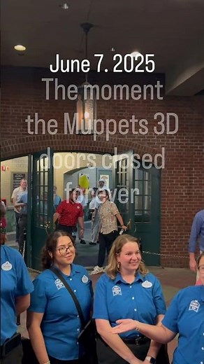 1 year ago Muppet Vision 3D closed its doors forever. #muppets