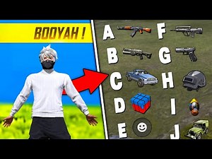 A TO Z CHALLENGE In Garena Free Fire