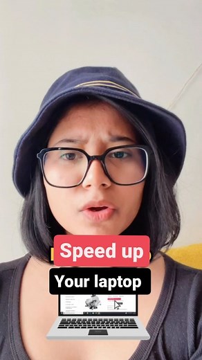 Sakshi Gaur - tech in sec. on Instagram: "Boost your laptop's speed 🤯 Follow @lastnighttech for more informative videos ✅ #windows #reelsinstagram #techreel #techinfluencer #daliyreels #viralinstagram #technology #tipsandtricks #ideas #short #minitech #techcreators #digitalcreator #trendingreels #dataentry"