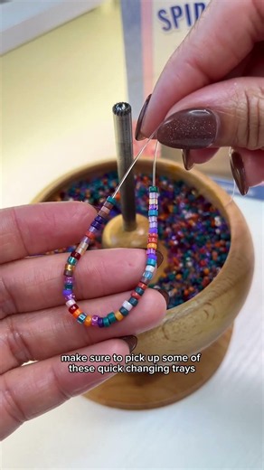 Seed Beads Stringing Themselves (No Joke)