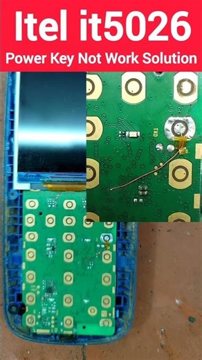 itel it5026 || Power key Not Work|| On/Off Button Not Working || Solution #itel #key #power #jumper