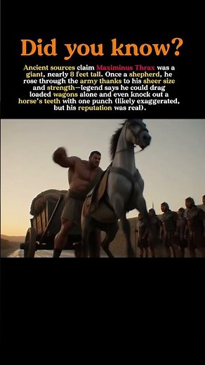 Rome’s Giant Emperor: The Terrifying Rise of Maximinus Thrax
