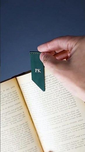 Personalized Leather Bookmark