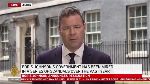 How was Johnson forced to resign and what happens next?