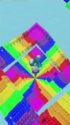 Baby Thanos Plays Infinite Rainbow🌈 Stairs #roblox #robloxshorts #ehjourney