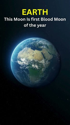 First Blood Moon of 2026 😍☠️ #Space #short #earth #moon #planet #Universe #Astronomy #sciecne