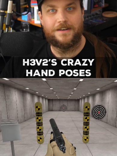 H3V2 Crazy Hand Poses for VR: Hand on Head & More