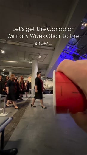 Come to a show with us! The @canadianmilitarywiveschoirs were truly amazing ❤️ | Sound of Remembrance