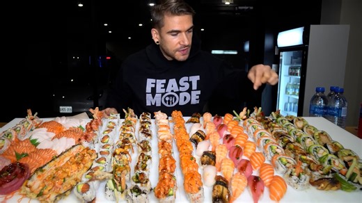 The world's biggest sushi challenge - can I survive?