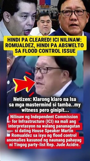 “Hindi pa abswelto si Martin Romualdez”