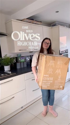 Come build olives new high chair with us! #highchair #weaning #baby #unboxing #weaningjourney