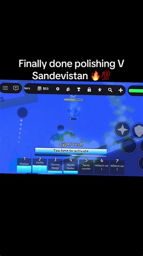 Tutorial on V Sandevistan in Roblox