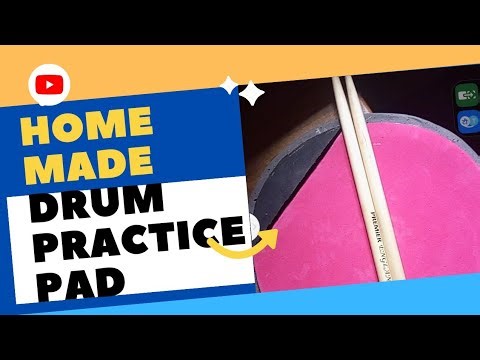 simple way to make your own drum practice pad anywhere