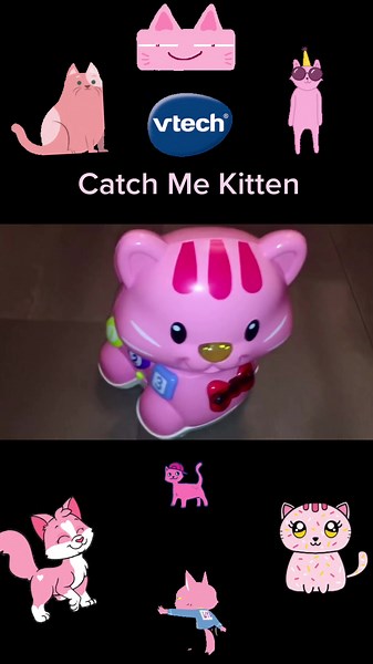 Interactive Catch Me Kitten Toy for Babies and Kids