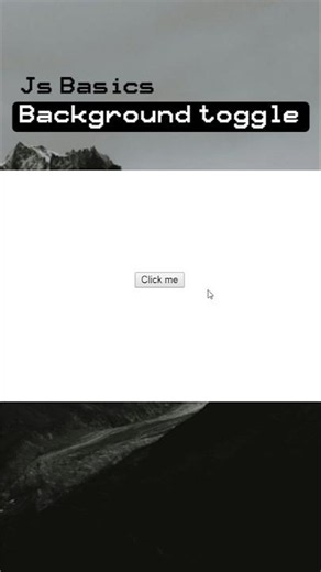 Background toggle using JavaScript.