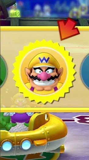 WARIO GETS TO ROLL TWICE IN A ROW! | Mario Party 10 | #shorts