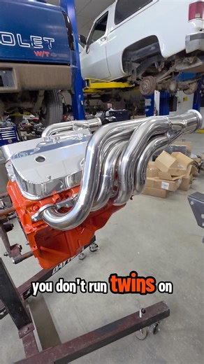 Turbo Big Block Setup Starts Here. Forward Facing Headers