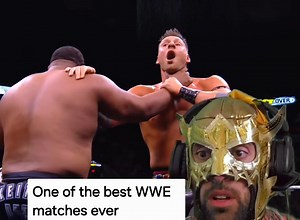 This professional wrestling match was NUTS. #wrestling #reaction #WWE #reels This original video was produced by Network Media, LLC, and Lucha Joe. | Reaction Studio