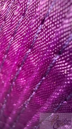 A custom plum bow fascinator trimmed with dark purple and A/B iridescent crystals #kingdomcrowns | Kingdom Crowns