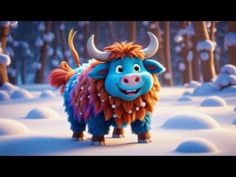 Yak Wool Goes Fluff Fluff Fluff | English Nursery Rhyme | Kids Songs | Baby Music