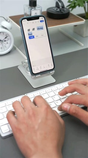 This Bluetooth keyboard with a built-in touchpad is foldable and easy to carry