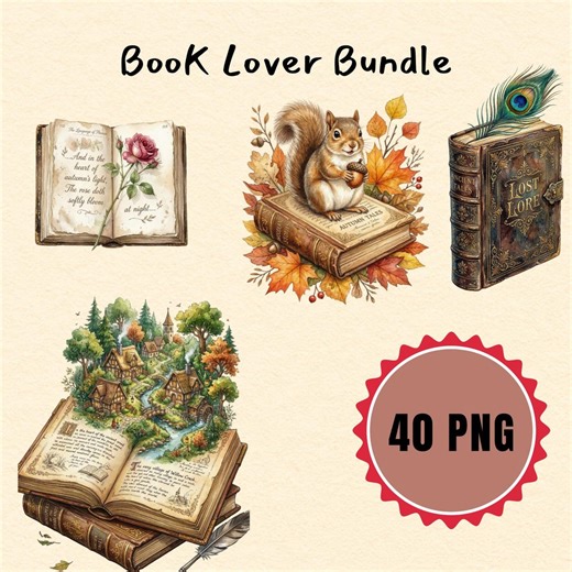 Book Lovers Vintage Designs - Etsy Canada