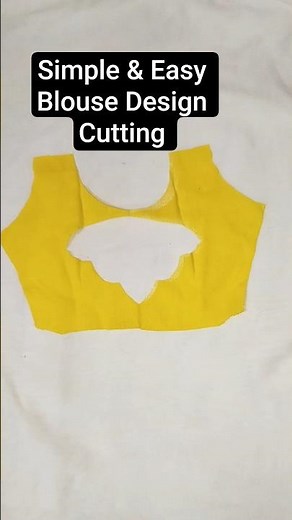"Easy Blouse Cutting Design – No Experience Needed!"#blouse #cuttingtips #diy #fashion #trending
