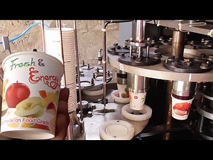 Fully Automated Paper Juice Glass Making machine - SME BUSINESS || Small Scale IndustrieS