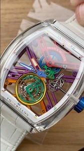 Franck Muller Vanguard Skeleton Tourbillon Sapphire Color Dreams 1-Minute Watch Review